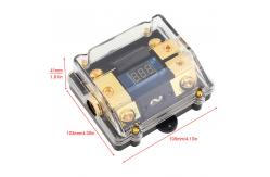 China 2 Way Distribution Block Car Audio Stereo Digital LED Display ANL Fuse Holder supplier