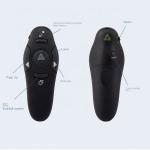 Factory Wholesale Presentation Clicker Remote Laser Pointer Wireless USB Presenter Slideshow Powerpoint Clicker for sale
