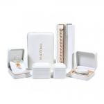 Custom Logo Jewelry Packaging Box High End Pu Leather Material for sale