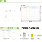 Personalised Magnetic Fridge Calendar Memo Pad for Home