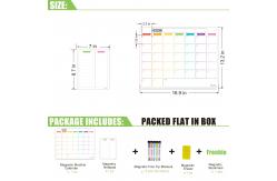 China Personalised Magnetic Fridge Calendar Memo Pad for Home supplier