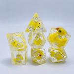 Duckling Natural resin multi -noodle table game dice set dnd dice