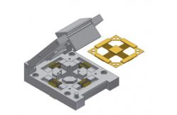 China Azimuth Carrierless Test Socket 63200 50mm 48T HVAC Technology Quad Flat Pack Sockets supplier