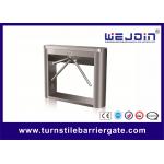 Supermarket Waist Height Turnstile , Tripod  Turnstile Access Control System for sale