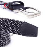 ODM Woven Elastic Belt Needle Buckle canvas Braided Belt