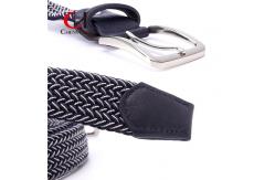 China ODM Woven Elastic Belt Needle Buckle canvas Braided Belt supplier