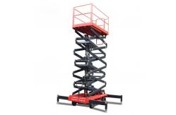 China 4M 6M High Mobile Scissor Lift Platform Movable Scissor Lift supplier