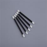 Open Cell Clean Room Cotton Swabs Black PP Stick 100 Pcs / Bag SGS Approved for sale
