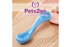 China Hard Rubber Interactive Dog Chew Toys For Teeth Grinding supplier