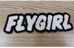 China Customized Design Towel Embroidery Patch Heat Transfer Labels For Clothes supplier