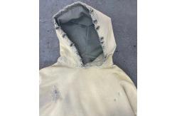 China Custom Mens Blank Hoodie with Heavyweight 400 gsm 500 gsm 600 gsm Fabric supplier