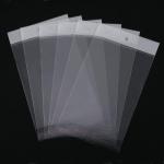 Self Adhesive HDPE LDPE OPP Plastic Header Bag OEM White Clear for sale