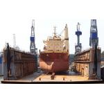 10 Tons Level Luffing Floating Dock Portal Cranes Customized for sale