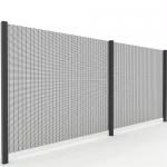 358 Anti Climb Fence High Security Clear View Anti Climb Prison Wire Clearvu For Sale 2.4meters Galvanized Panel for sale