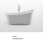 Acrylic Freestanding Bathtub Stand Alone Jacuzzi Bathtub 1780x880x830 for sale