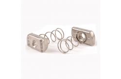 China Stainless Steel Spring Nut Channel Nuts With Long Spring supplier