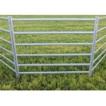 Livestock Corral Hot Dip Galvanized Cattle Yard Panel 1.8x2.1m Oval Rails for sale