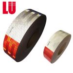 2 Inch White+Red Diamond Grade Truck Safety Reflective Material Retro Reflect Sticker Conspicuity Tape DOT-C2 for sale