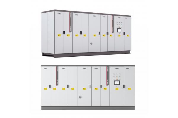 Water Cooled VFD Variable Frequency Converter With Triple Inverter Rectification Electric