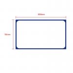 Double Sides Sticky Reusable Magnetic Memo Strip Notice Board For Fridge