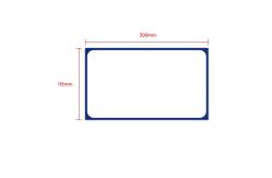 China Double Sides Sticky Reusable Magnetic Memo Strip Notice Board For Fridge supplier