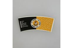 China Custom Paper Cup Fan with Flexographic Printing Single and Double Sided Coating supplier