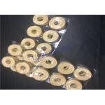Yellow Fiber Garniture Tape With Large Extension 1.5-3.0mm Thickness