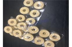 China Yellow Fiber Garniture Tape With Large Extension 1.5-3.0mm Thickness supplier