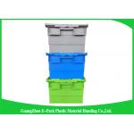 Durable Turnover Logistics Opaque Plastic Storage Boxes With Lid for foods