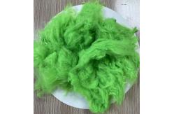 China Recycled Polyester Staple Fiber 1.5D 38mm Apple Green supplier