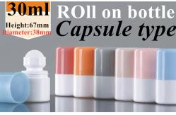 China White Orange 5ml Plastic Roller Bottles 100ml Empty Roll On Bottles Plastic supplier