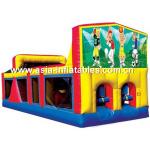 Inflatable Obstacle Challenges Games In Sport Theme For Adults for sale