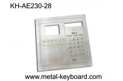 China Vandal proof Metal panel mount keypad ,  customizable industrial keypad supplier