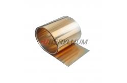 China Qbe2 Beryllium Copper Strip 0.1mmx250mm Hard State Bright Surface supplier