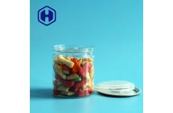 China Airtight Transparent PET Easy Open Cans Plastic With Easy Open End supplier