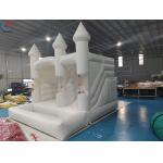 Wedding Jumping Castle Bounce House With Pool Inflatable White Bouncy House