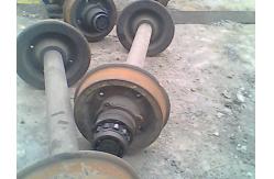 China Casting Rail Wheel Axle 60 Tons Loading SFA60A EA4T Material supplier