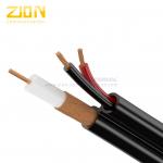 CCTV Coaxial Cable RG59 B/U  0.58mm BC with 2 × 0.75mm2 CCA Power UV-PE Jacket for sale