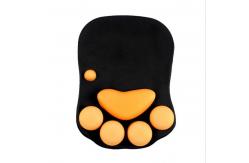 China Waterproof Reusable Cat Paw Mouse Mat , Multipurpose Kitty Paw Mouse Pad supplier