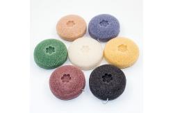 China Charcoal Round Face Sponge 100% Natural Konjac Facial Cleansing Sponge supplier