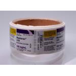 Waterproof Hot Roll 10ml Vial Labels , Private Custom Adhesive Labels Sticker