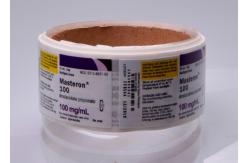 China Waterproof Hot Roll 10ml Vial Labels , Private Custom Adhesive Labels Sticker supplier