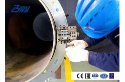 China Hydraulic Portable Cold Pipe Cutting And Bevelling Machine with Split Frame Structure supplier