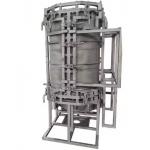 OEM Rotomolding Mould Silver Aluminum Rotary Molding Molds for Customized Products for sale