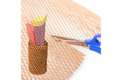 China OEM ODM Honeycomb 500mm Eco Wrapping Paper Degradable Kraft Buffer supplier