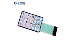 China Matte Surface Waterproof Flat Membrane Switch Panel Silkscreen Printing supplier