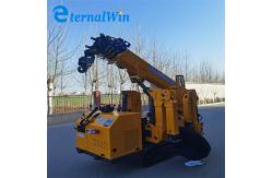 China Yellow Spider Crawler Crane 1.2 Ton Electric and Diesel Power Spider Crane supplier