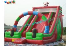China Cute Clown Commercial Inflatable Slide , Giant Inflatable Slide For Children supplier