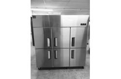 China Restaurant 6 Door Commercial Stainless Steel Refrigerator Freezer 1800x700x1960mm supplier