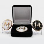 Hot promotion cheap custom metal challenge coin with logo collectibles and souvenirs coins for sale